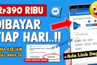Aplikasi penghasil saldo DANA yang cepat cair memang benar-benar ada dan bisa dimanfaatkan sebagai sumber penghasilan tambahan.